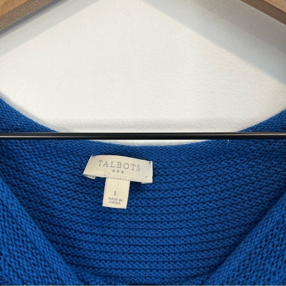 Women’s | Talbots Blue Knit Sweater | Large - Picture 3 of 7